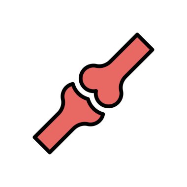 joint  flat icon, vector illustration 