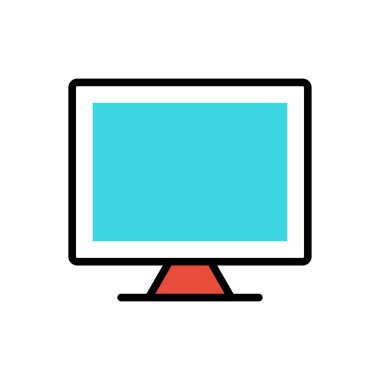 LCD modern icon, vector illustration
