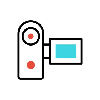 handicam vector illustration icon background 