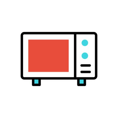 microwave vector illustration icon background 