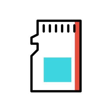 SD vector illustration icon background 