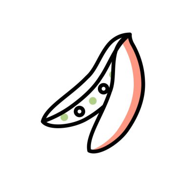 peas vector illustration icon background 