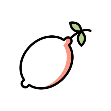 lemon vector illustration icon background 