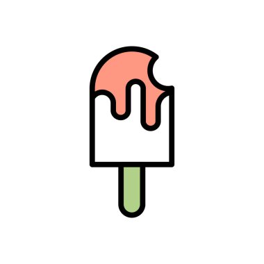 ice cream vector illustration icon background 