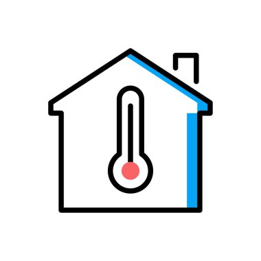 temperature vector illustration icon background 
