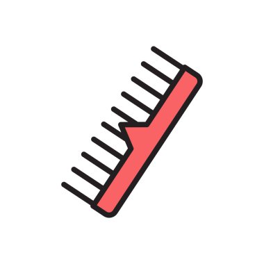 hair comb vector illustration icon background 