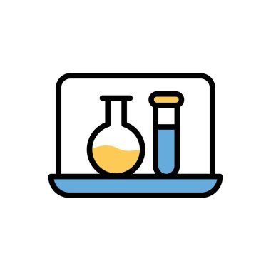 chemistry vector illustration icon background 