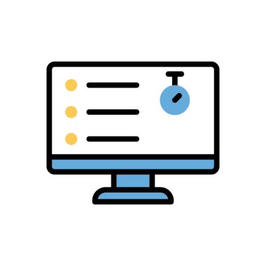 online vector illustration icon background 