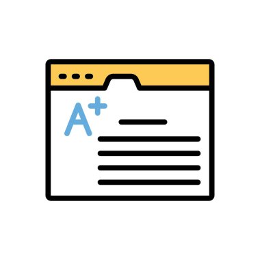 result  vector illustration icon background 