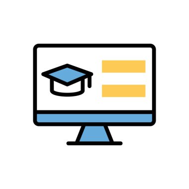 online vector illustration icon background 