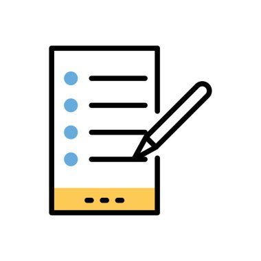 Mobile modern icon, vector illustration