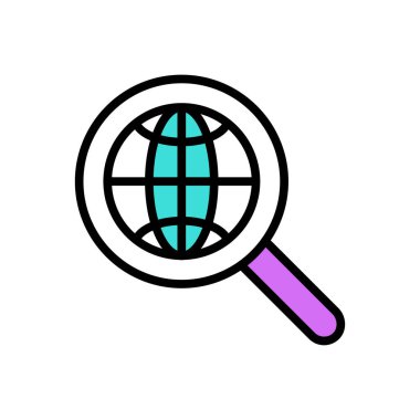 search vector illustration icon background 