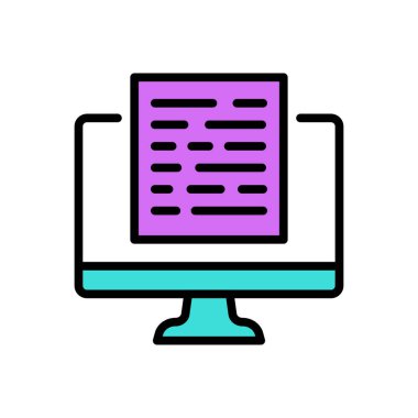 monitor vector illustration icon background 