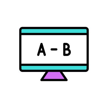 monitor vector illustration icon background 