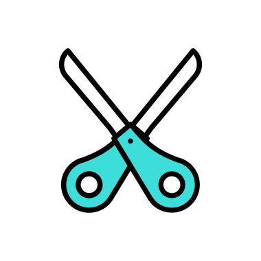 scissor vector illustration icon background 