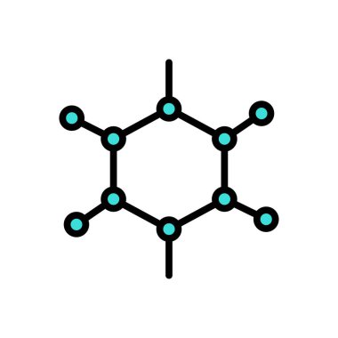 molecule vector illustration icon background 