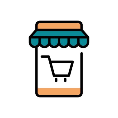 online app vector illustration icon background 