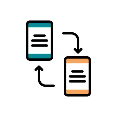 Mobile modern icon, vector illustration