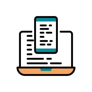 Mobile modern icon, vector illustration