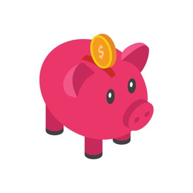 Arka planda domuz vektörü çizimi. Kaliteli semboller. kavram ve grafik tasarımı için vektör simgeleri.