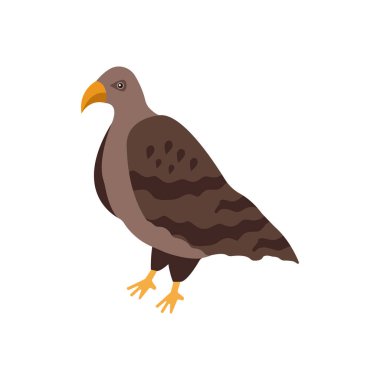 Arka planda kartal vektörü illüstrasyonu. Kaliteli semboller. kavram ve grafik tasarımı için vektör simgeleri.