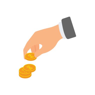 Arka planda Dolar Vektörü illüstrasyonu. Kaliteli semboller. kavram ve grafik tasarımı için vektör simgeleri.