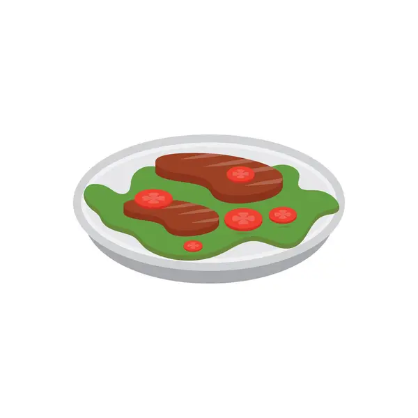 Beef Vector Illustration Auf Einem Hintergrund Symbole Höchster Qualität Vektorsymbole — Stockvektor