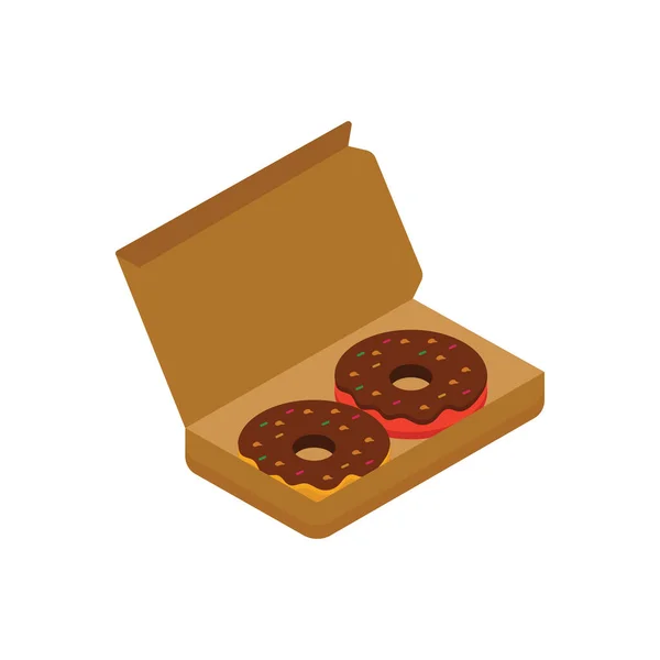 Donut Vector Illustration Auf Einem Hintergrund Symbole Höchster Qualität Vektorsymbole — Stockvektor