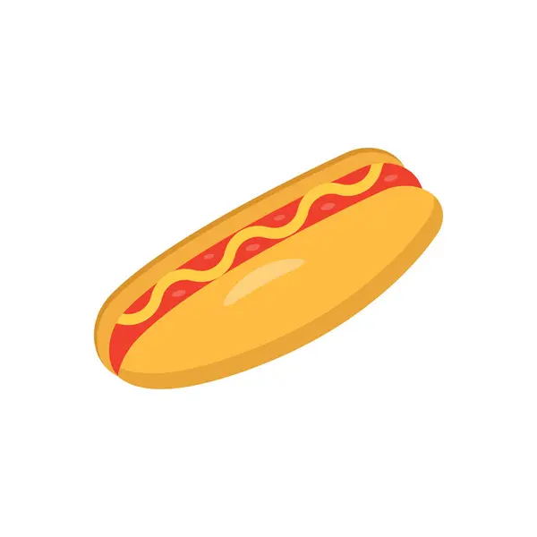 Hotdogs Vector Illustration Background Premium Quality Symbols Vector Icons Concept — Stock Vector