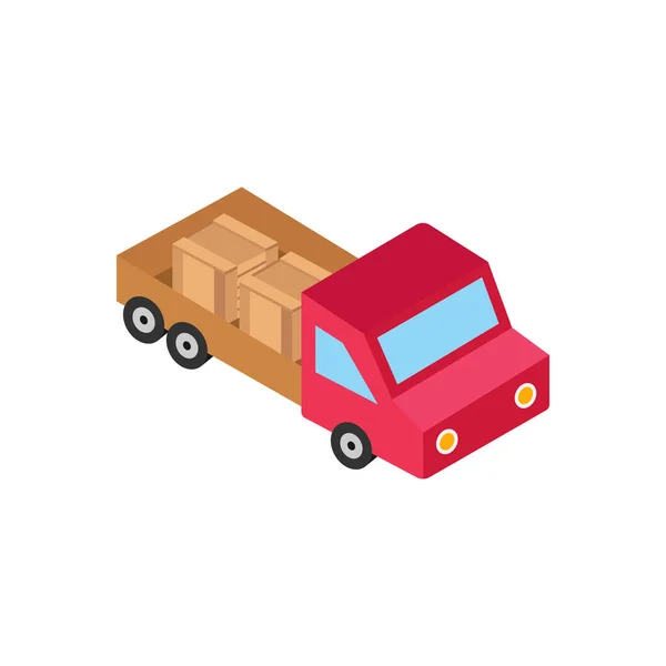 Truck Vector Illustration Auf Einem Hintergrund Symbole Höchster Qualität Vektorsymbole — Stockvektor