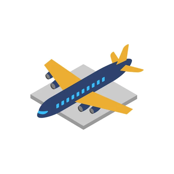 Plane Vector Illustration Background Premium Quality Symbols Vector Icons Concept — Stock Vector