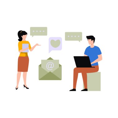 Bir çocuk dizüstü bilgisayarla çalışıyor..