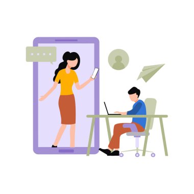 Adam dijital iş yapıyor..