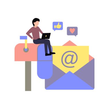 Çocuk posta yolluyor..