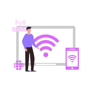 Aygıtlar Wi-Fi 'a bağlıdır.