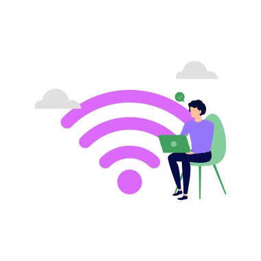 Kızın Wi-Fi bağlantısı var..