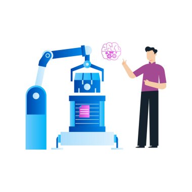 Çocuk prodüksiyon üzerinde çalışıyor..