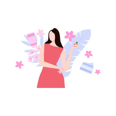 Kız kendi başının çaresine bakıyor..