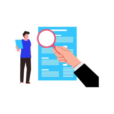 Çocuk özgeçmişine bakıyor..