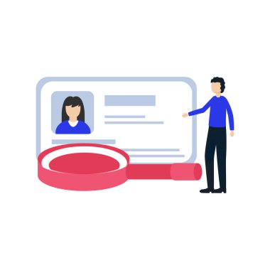 Erkek kızın profilini kontrol ediyor..