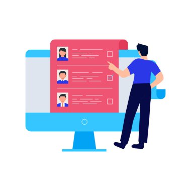 Çocuk kullanıcıyı seçiyor..