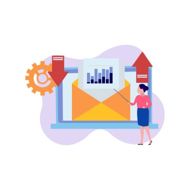 Kız posta grafiğini açıklıyor..