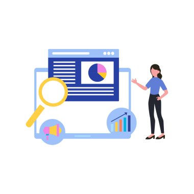 Kız internette araştırma yapıyor..