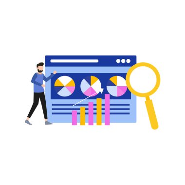 Çocuk çizelgeyi araştırıyor..