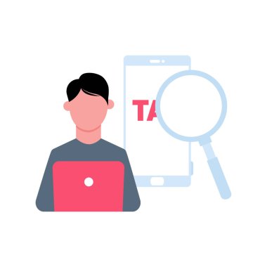 Bir çocuk dizüstü bilgisayar kullanıyor..