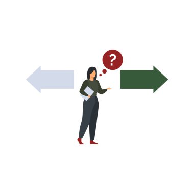 Kızın kafası karışmış..