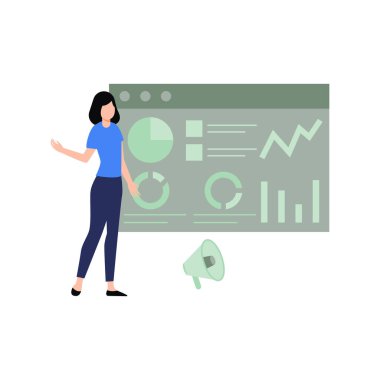 Kız dijital pazarlama yapıyor..