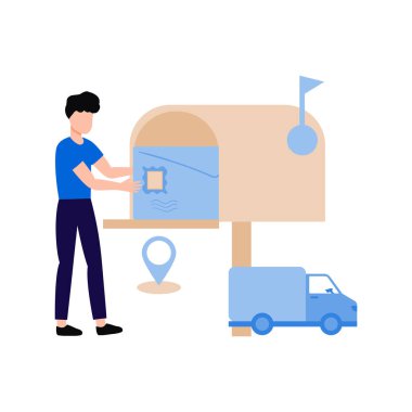 Çocuk posta yolluyor..