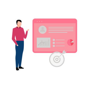 Çocuk pazarlama grafiğine bakıyor.