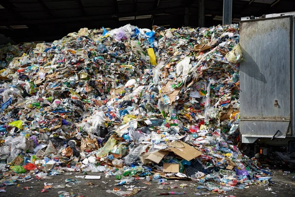 Mnoho Různých Odpadků Skládce — Stock fotografie